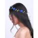 Missgrace Bridal Crystal Navy Blue Headband for Wedding - Flower Women Vintage Hair Vine - Buy Online on GoSupps.com