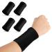 Optimize Wrist Compression Sleeve - 2 Pairs Soft Elastic Brace for Arthritis Pain Relief - Sport Support Wraps for Men & Women - Ideal for Gym Typing Golf & Volleyball (Black - Buy Online on GoSupps.com