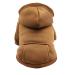Waterproof dog coat winter warm jacket dog puppy sweater boy for little with bag - warm dog medium hoodie autumn clothing winter fleece pet clothing dog winter coat small dogs m brown
