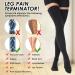 Beister 15-20 mmHg Medical Compression Stockings - Closed Toe Thigh High for Varicose Veins & DVT Support | Silicone Band | Black Large - Buy Online on GoSupps.com