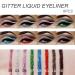 8 Colors Liquid Glitter Eyeliner Set - Shimmering Delineadores de Colores for Eyes - Sparkly Colorful Glitter Gel Liner Pen Pack - Makeup Glitters for Eyes - 8 Count - Buy Online on GoSupps.com