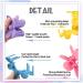 Aniuge Matte Flower Claw Clips - 8Pcs Bright Colors - Non-Slip Hair Styling Accessories for Thick Hair Women and Girls - Buy Online on GoSupps.com