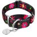 Then martingal collars for dogs adjustable-heavy duty-soft-smooth light they go the dog for large/small dogs (medium black- daisy prints) medium 2.5cm wide black- daisy prints prints