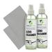 Lens Cleaner Spray Kit  Green Oak Professional Lens Cleaner Spray with Microfiber Cloths  Best for Eyeglasses, Cameras, and Lenses - Safely Cleans Fingerprints, Dust, Oil (2oz Travel Pack)