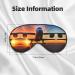 Airplane Sunset Sky Print Double-Sided Eye Mask | Soft Light Blocking Sleep Mask | Enhance Sleep Quality | International Shipping - Buy Online on GoSupps.com