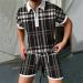 Men's Vintage Printed Summer Tracksuit Set - White, 3XL - Buy Online on GoSupps.com
