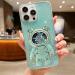 Rnrieyta Magon B r Astronaut Stand Cover for iPhone XS/X - Cute Crystal Protective Bumper Case with Kickstand - Bling Green iPhone Case - Buy Online on GoSupps.com
