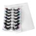 AMSDCN New Mink Lashes Wholesale 7/4 pairs 3D Colored Eyelashes Luxury Dramatic Colorful false lashes (E02)