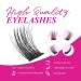 CALAILIS Cluster Lashes - DIY Individual Eyelash Extensions | 14mm Bonded Lash Clusters for At-Home Use - Buy Online on GoSupps.com