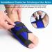 Hallux Valgus Correction Rail - Pain Relief & Toe Alignment Bandage for Men & Women - Blue Left - Buy Online on GoSupps.com