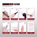 Dual Nail Forms Set - 120 pcs Coffin-Shaped Nail Polygel Extension Forms with Clips Brush Pickers & Files | Perfect for Nail Art Design - Salon & DIY - Buy Online on GoSupps.com