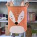 Homele Large Round Storage Basket - Cute Collapsible Laundry Organizer and Toy Bin - Waterproof Nursery Hamper - Fox Design - Buy Online on GoSupps.com