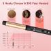 Rotating Curling Iron 5 Temperature 1 1/4 in Automatic Curling Iron Dual Voltage 360 Rotating Hair Curler Travel Auto Hair Curling Wands 1H Auto-Off & 30s Fast Heat Self Curler Hair Styling Tools Black - Buy Online on GoSupps.com