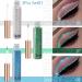 Glitter Sparkle Eyeliner Set - Blue Green Silver - 3Pcs DNM Liquid Makeup - Buy Online on GoSupps.com