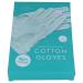 100% Cotton Dermatological Gloves for Moisturising/Softening Skin Care & Eczema Prone Skin