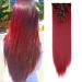 Dark Red 26 Full Head Hair Extensions - 8pcs Clip-in Hairpiece for Women - Buy Online on GoSupps.com