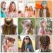18 Pcs ZXK CO Hair Styling Twister Clips for Women - Braided Rubber Bands, Spiral Spin Barrettes, Elastic Hair Ropes | Cute Hair Accessories - Buy Online on GoSupps.com
