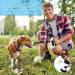 Xakay Retractable Dog Lead - 5m/16ft Heavy Duty Extendable Lead with LED Light, Poop Bags & Reflective Nylon Tape for Medium to Large Pets up to 110lbs - One Button Brake&Lock - Buy Online on GoSupps.com