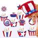 48pcs 4th Of July Cupcake Toppers Wrappers Independence Day Cupcake Toppers Firework Star USA Patriotic Cupcake Picks Patriotic Party Supplies Cake Decorations - Buy Online on GoSupps.com