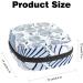 Shop Anna Cowper Conch Seecke Pattern Storage Bag - Feminine Menstrual Cup & Tampon Holder for Women & Teens | Portable Multi-Colored Period Pocket - Buy Online on GoSupps.com