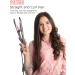 LANDOT 2-in-1 Hair Straightener and Curler - Professional Negative Ion Flat Iron - Adjustable Temp - Instant Heating - Dual Voltage - Black - Buy Online on GoSupps.com