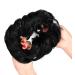 Yamel Jet Black Messy Bun Hair Extension for Women - Curly Updo Scrunchie - Buy Online on GoSupps.com