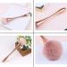 Buy No LIFE 2PC Large Head Makeup Brush Set | Jumbo Fluffy Round Blush & Kabuki Brushes for Flawless Contouring & Blending | International Shipping Available - Buy Online on GoSupps.com