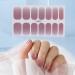 Glitter Pink Nail Stickers - 6 Sheets | Self-Adhesive, Waterproof Nail Decals for Women & Girls | DIY Manicure Decorations - Buy Online on GoSupps.com