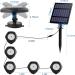 NATPOW 5-in-1 Solar Pond Lighting - RGB Waterproof Underwater Lights for Pool Garden & Patio | IP68 Landscape Spotlights - Buy Online on GoSupps.com