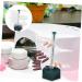 CIMAXIC nail art stand nail tips display holder nail stands for nail art nail tips practice holder clear nail sample stick nail art practice stand nail art supply Acrylic spiral decorate 6.2x6.2cm Green - Buy Online on GoSupps.com