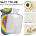 Hot Water Bottle with Tie Dye Heart - BAP Free 2L Large Hot Water Bag for Cramps Relief | International Shipping - Buy Online on GoSupps.com