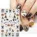 JMEOWIO 9 Sheets Halloween Nail Art Stickers Decals Self-Adhesive Star Cute Ghost Nail Supplies Nail Art Design Decoration Accessories - Buy Online on GoSupps.com
