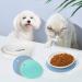 Dorakitten Ceramic Cat Food Plate - Non-Slip Mat, Stress-Relief Shallow Bowl for Kittens - Buy Online on GoSupps.com