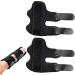 Trigger Finger & Mallet Finger Splints Set | Index & Ring Finger Straightener | 2pc Black Splint Kit - Buy Online on GoSupps.com
