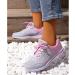 Elegant Women's White Sneakers - Rytejfes Slip-On Shoes for Summer | Comfortable Hiking & Running Sports Shoes - Pink 39 EU - Buy Online on GoSupps.com