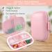 Buy Sibba 7-Day Pill Organizer - Travel Medication Case with 8 Grids (Pink) - Weekly Dose Holder for Easy Medication Storage - Buy Online on GoSupps.com