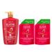 L Or al Paris Elvive Colour Protect Shampoo XL 1L with 2x Refill Pouches 500ml for Coloured Highlighted Hair Prolongs Colour Vibrancy Silicone Free