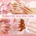 Rosalind Poly Nail Gel - 2PCs Pink Acrylic Nail Extension Gel Set (60ml) for DIY Nail Design | Quick Builder Polish - Buy Online on GoSupps.com