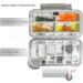 ROUVEE WP225-1 Waterproof Fishing Tackle Box Organizer - 4 Pack Mini Lure Box Set | Adjustable & Compact for Fishing Enthusiasts - (4 Colors) - Buy Online on GoSupps.com