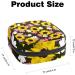 Sunflower Print Sanitary Napkin Storage Bag | Menstrual Cup & Nursing Pad Holder | Portable Period Kit Bag - Color 4 - Buy Online on GoSupps.com