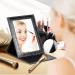 Portable Folding Makeup Mirror w/ Adjustable Stand for Travel/Desk - EIGSHOW (8X5.9 Inch) - Buy Online on GoSupps.com