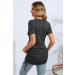 Sosolism 4 in 1 Maternity Nursing Dress - Short Sleeve Side Drawstring Top, Carbon Gray | Women's Breastfeeding Apparel - Buy Online on GoSupps.com