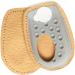 Fabacare Premium Leather Heel Inserts - Cushioned Support for Heel Spurs & Comfortable Walking | Size L - Buy Online on GoSupps.com