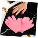 minkissy 2 Pairs Moisturizing Gloves Mittens Lotion Silicone Gloves Sleeping Gloves for Dry Hand Women Gloves for Sleeping Dry Hand Gloves Soft Silica Gel Pink Full Foot Cover Miss - Buy Online on GoSupps.com