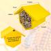 Bee Hotel with Wildflower Seeds - Boost Solitary Mason Bee Population with Yellow Bee House - Buy Online on GoSupps.com