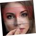 FOMIYES 100pcs Eyebrow Design Ruler Eyebrow Ruler Brow Template Drawing Tool Disposable Positioning Ruler - Buy Online on GoSupps.com