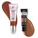 IT Cosmetics CC+ Cream Illumination with SPF 50+ Radiant Full Coverage Foundation (Deep - 1.08 fl oz) & Bye Bye Undereye Concealer Anti-Aging Makeup (43.0 Deep Honey - 0.4 fl oz)