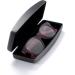FEFI Large Hardcase Glasses Case - Silk Look Size L Black/Red | Premium Eyewear Storage - International Shipping Available - Buy Online on GoSupps.com