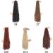 Xtrend 5Packs 36 Inch Nu Faux Locs Crochet Hair Dark Brown Natural Goddess Faux Locs Soft Locs Wavy Dreadlock Crochet Hair Extensions 14strands/pack for Black Women 30# 36 Inch (Pack of 5) 30# - Buy Online on GoSupps.com