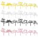 28PCS Acrylic Happy Birthday Cake Topper Birthday Cupcake Topper for Birthday Party Cake Desserts Pastries 4 Colors 7 Styles